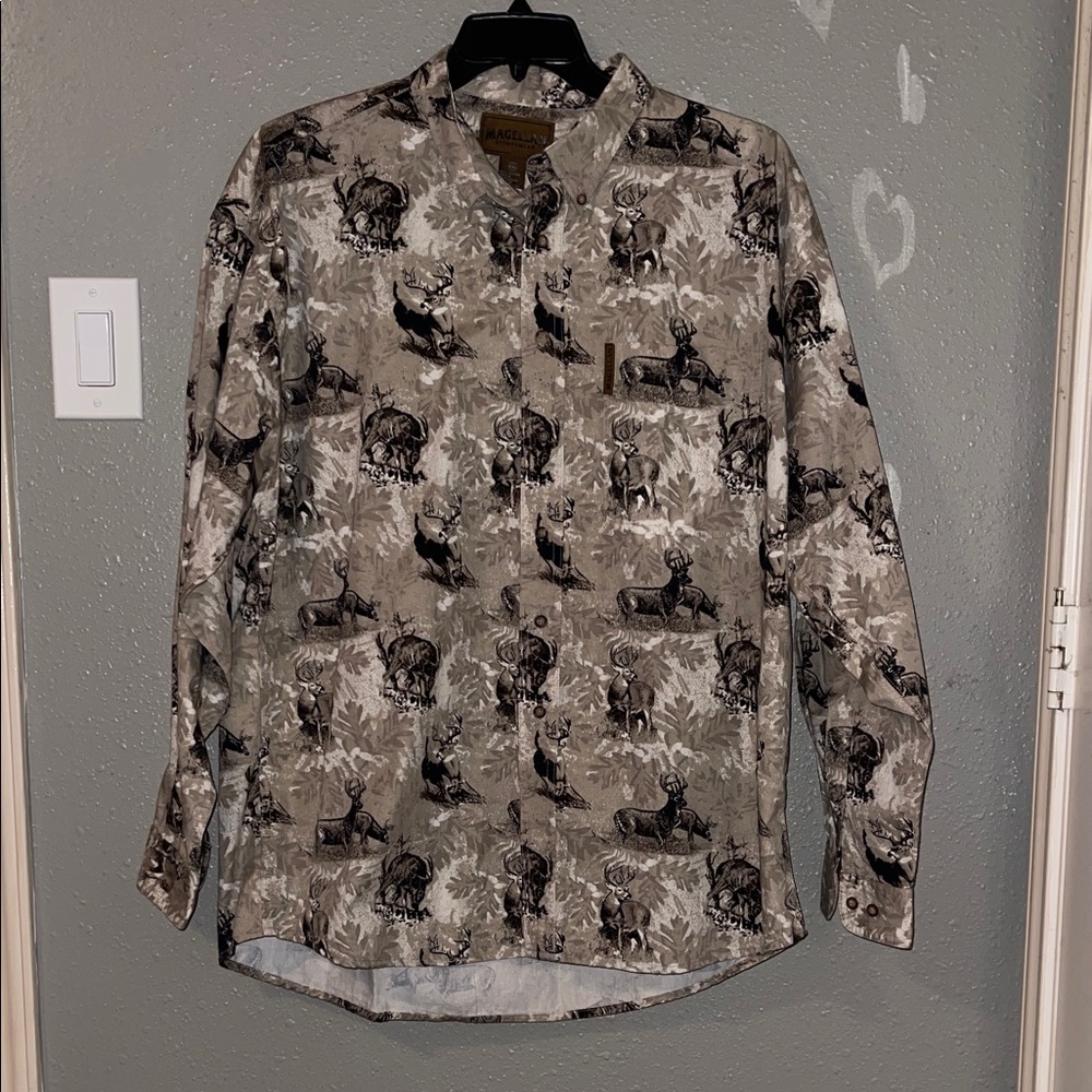 Magellan Deer Button Up